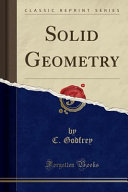 Cover of Solid Geometry