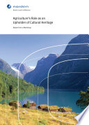 Cover of Agriculture's Role as an Upholder of Cultural Heritage