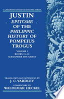 Cover of Epitome of the Philippic History of Pompeius Trogus