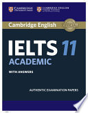 Cover of Cambridge IELTS 11 Academic Student's Book with Answers