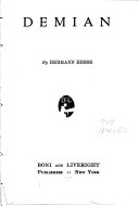 Cover of Demian