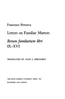 Cover of Letters on Familiar Matters