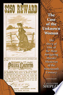 Cover of The Case of the Unknown Woman