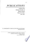 Cover of Public Health Service Publication