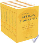 Cover of Dictionary of African Biography