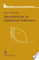 Cover of Introduction to Statistical Inference