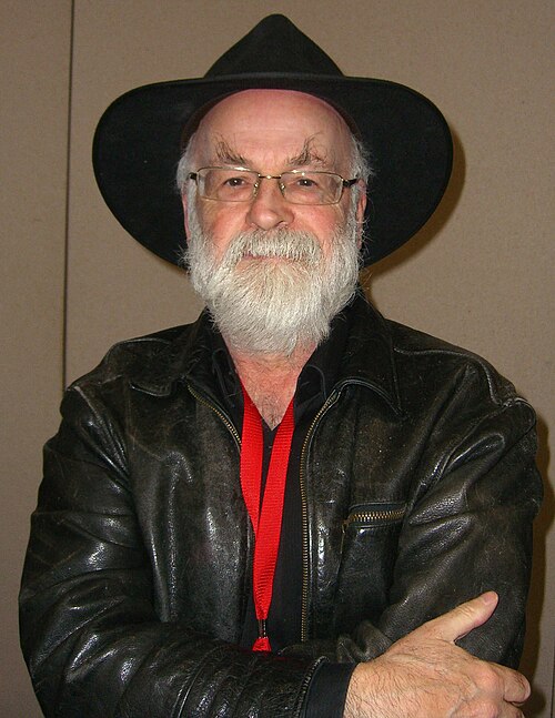 Terry Pratchett by Luigi Novi, CC BY 3.0, via Wikimedia Commons Terry Pratchett