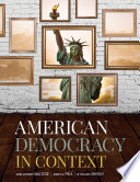 Cover of American Democracy in Context