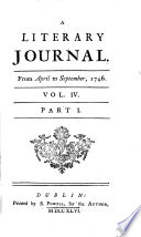 Cover of A Literary journal [ed. by J.P. Droz].