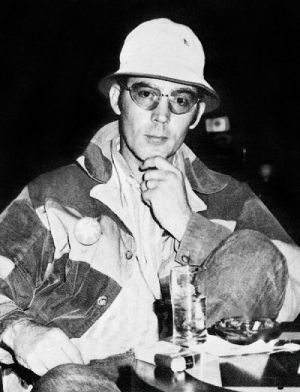 Hunter S. Thompson via Wikipedia Public Domain